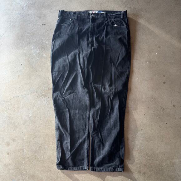 VINTAGE 90S BAGGY BLACK LEVIS BROWN TAB 540 MADE USA RELAXED FITS MENS 36X29 - Picture 2 of 7